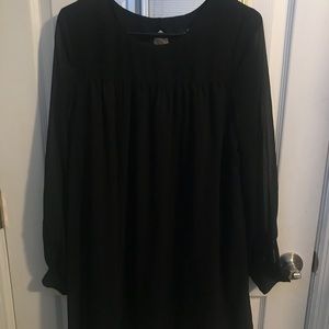 black long sleeve dress